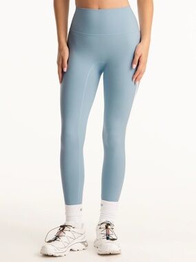 SET Active Powder Blue High-Rise Leggings and Bra set SIZE MEDIUM